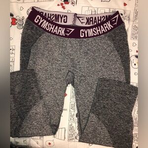 Gymshark Grey Marl Beet Cropped Legging